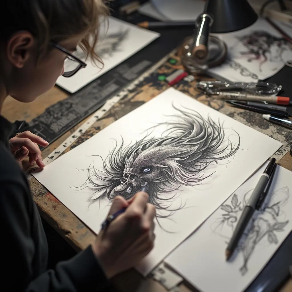 Diseño de tatuaje personalizado