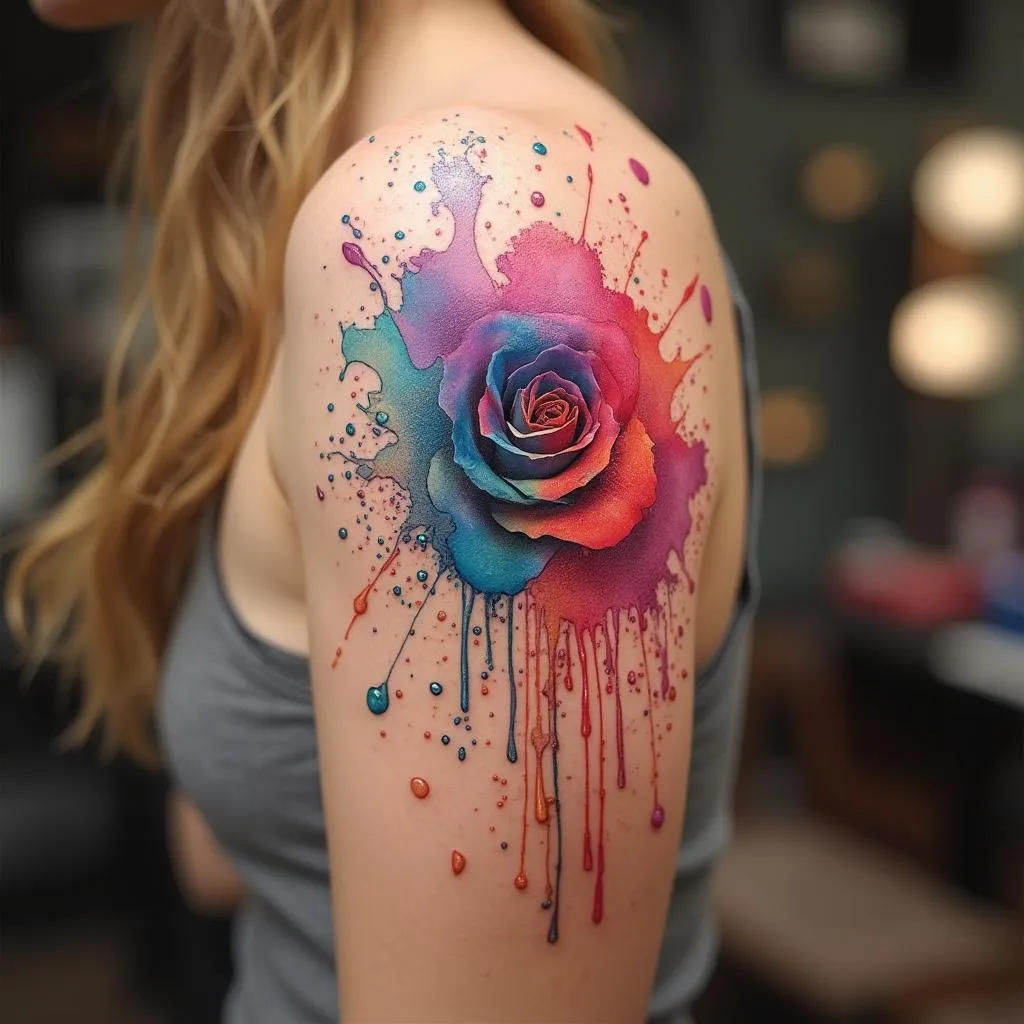 Tatuaje Acuarela